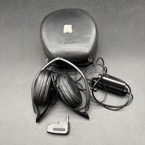 Sony MDR-NC40‎ Noise Canceling Headphones MDRNC40 Foldable w/ Case & Adapter